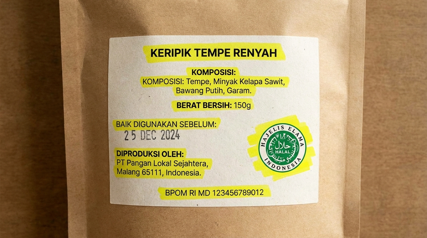 Mandatory Label Information Kemasan Indonesia: BPOM